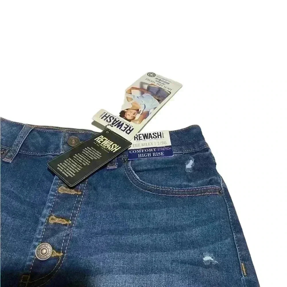 REWASH High Rise Short “The Riley” Size 7/28 - Picture 3 of 5